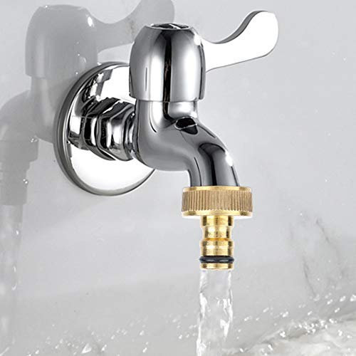 Schlauch Schnellverbinder, 1 Zoll Innengewinde Schlauchadapter, Schnell und einfach anzuschließen Quick Connect Schlauchverbinder Rasen Garten Schlauchverbinder