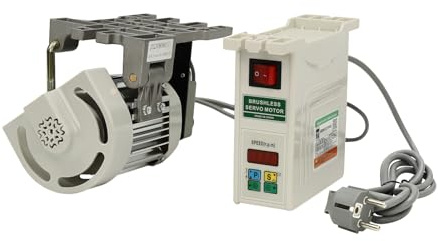 Nähmaschinen-Motor, 600 W, leiser Stellantrieb, bürstenlos, für Industrie, Haushalt, mit hohem Kopf, Doppelnadel (EU)