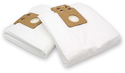 vhbw 10x Sacs remplacement pour Nilfisk 82367810, B38 pour aspirateur - microfibre non tissée, 50cm x 23cm blanc