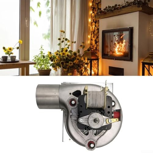 Soplador de chimenea, ventilador de horno de 2000 rpm con motor sin escobillas, motor de ventilador de chimenea a prueba de óxido de 220 V de bajo ruido