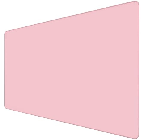 TITANWOLF - XXL Mouse Mat - Mouse Pad 1200 x 600 x 3mm –Speed Gaming Mouse Pad - Extra Large - Table Mat Large Size - improved Precision and Speed – Design rosa pink