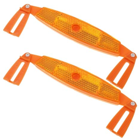 GOOHOCHY Bike Spoke Reflectors for Wheels Bicycle Wheel Reflectors Spoke Reflectors Easy Install Bright Reflective Accessories for Night Riding Safety 9.05 Inch