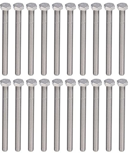M10*15 mm 50 Stück Sechskantschrauben, A2 70 Edelstahl, Vollgewinde, glatte Oberfläche, DIN 933 (M10*140)
