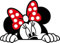 Pegatina de Minnie, Diseño Decorativo, 13 cm x 9 cm, Adhesivo para Coche, Moto, Portátil, Libreta.