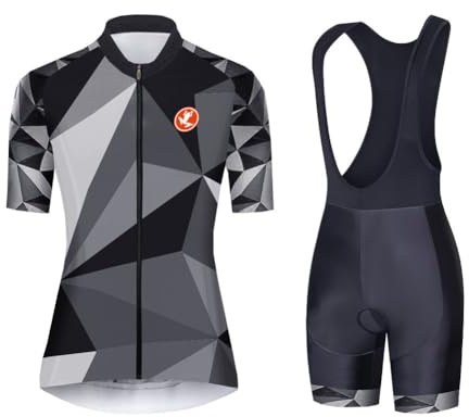 UGLY FROG 2025 Radtrikot Damen Sets Fahrradkleidung Frauen Kurzarm Sommer Fahrradbekleidung Rennrad