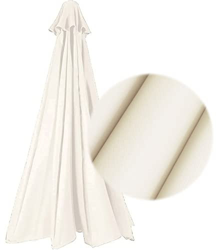 Toldo de repuesto para paraguas, cubierta universal para parasol, para jardín, patio, playa, piscina, mesas de mercado, duradero e impermeable