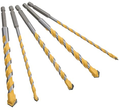 Juego de Brocas Hexagonales para Baldosas y Cemento