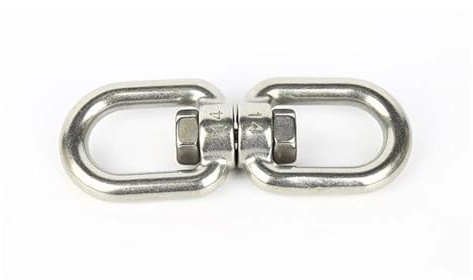 SITBXO Pivotant à Double extrémité Lot de 10 Connecteurs Chaîne D'ancre Pivotants À Œillet en Acier Inoxydable 304, Double Manille, for Bateau(M6)