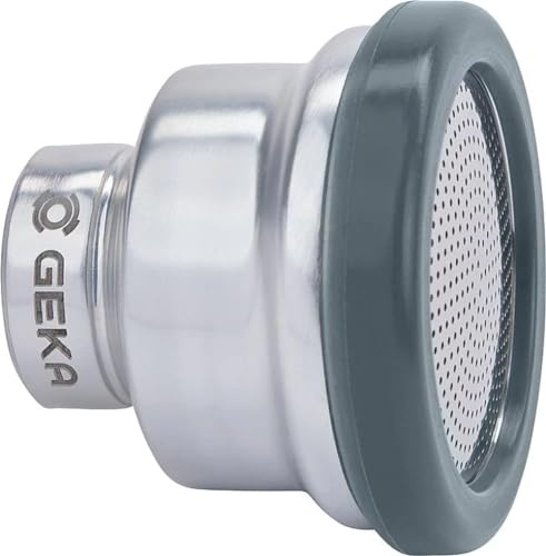 Geka 70GKSB Gießkopf Soft rain M 1 mm Bohrung LM 30W CS 30SR, Silber, 18 x 8 x 13 cm