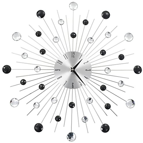 vidaXL Wanduhr mit Quarzwerk Modernes Design 50 cm