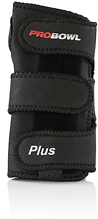 Pro Bowl Original Leather PLUS – Bowling Handgelenkstütze – Handgelenk Bandage Stabilisiert – Schützt – Hilft Verletzungen vorzubeugen – Kürzere Erholungszeit für Männer Frauen – Linkshand - S