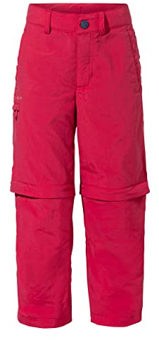 VAUDE Kids Detective Antimos Zip-Off Pants, leichte Outdoorhose für Kinder, mückenabweisend und mit UPF 50+ ausgerüstet, Crocus, 92