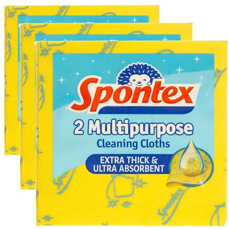Spontex Multi-Purpose Cloth 2pk (Pack of 3)
