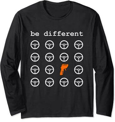 Slotracing Slotcar Be Different Handregler Langarmshirt
