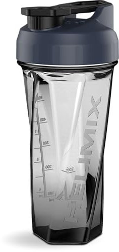 Helimix 2.0 Shaker de Proteínas, 800 ml (28 oz) - Batidora Portátil para Batidos y Smoothies - Sin Varillas, Grumos ni Baterías - Apta para Lavavajillas y Libre de BPA