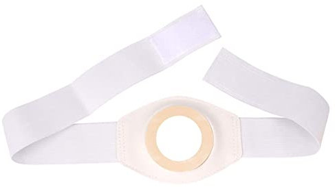 Stoma-Gürtel Ostomie Gürtel 2-teiliger Bauchherniengürtel, elastischer Stomagürtel, Unisex-Stoma-Unterstützung, Bauchbinder mit Stoma-Öffnung für Kolostomiebeutel und Hernienunterstützung