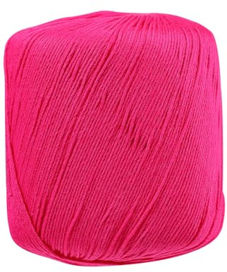 IWOWHERO Filato Artigianale Cordoncino Di Cotone Confortevole Morbido Spago Per Maglieria Corda Per Macramè