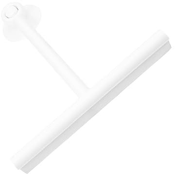 FRCOLOR Glass Cleaning Wiper for Home and Office Windows Multipurpose Cleaning Tool Sucking Disc White for Window