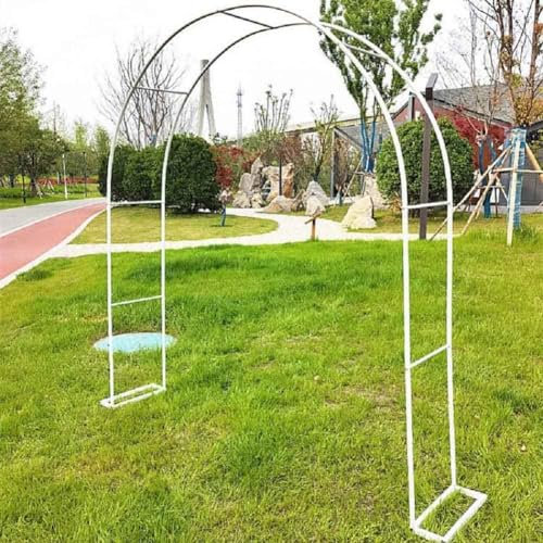 WCQSYY 1.40/2.30M Haut Arche De Jardin Arceau À Rosiers Treillis pour Plantes Grimpantes Arche De Mariage Extérieur 1.20M 1.40M 3.0M 3.50M Largeur,Noir,W1.4M*H2.3M