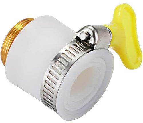 PHOGARY Universal Tap Connector for Kitchen Sink Shower Garden Faucet Adapter, Suitable for Diameter 15-22mm Tap, M22 Male Thread Faucet Adapter