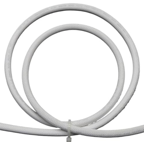 AHIOJEGX Guaina per Cavi 3 4 6 8 10 12 14 16 20 25mm Manicotto for Cavi Intrecciati Bianchi Protezione for Cavi isolati ad Alta densità Espandibile Singolo(3mm White)