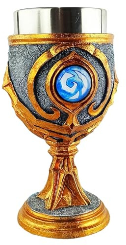 Copa de vino – Cáliz medieval – Jarra de acero vintage | Taza de bebidas de acero inoxidable para uso diario, regalo de papá, celebración de matrimonio y