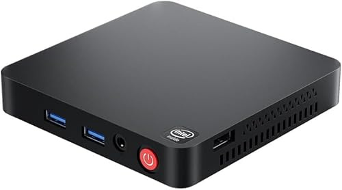Beelink T5 - Mini PC con Windows 11 Pro, Intel Celeron N4020, UHD 4K, RAM 4 GB LPDDR4 2400, Memoria 64 GB eMMC, Wi-Fi 5 AC Dual Band, Gigabit Ethernet LAN, Bluetooth 5.0, USB 3.0, Dual HDMI