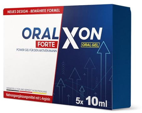 Oralxon Gel per uomo – Alto dosaggio – Formula naturale con Maca & L-Arginina – Extra forte per uomini effetto istantaneo – Supporto per uomini senza additivi artificiali – Supplemento nutrizionale, 5
