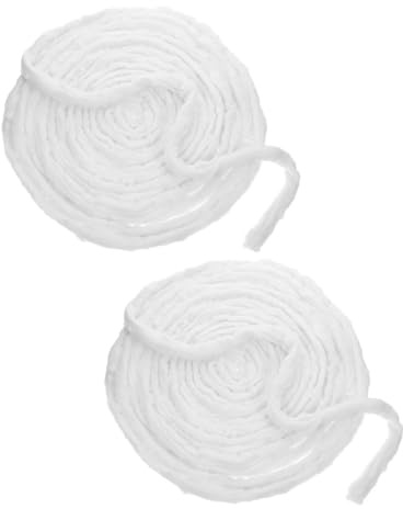 WOFASHPURET 2Er-Pack Pack Baumwollrollen für Friseure Wattestreifen für Haarwickler Hochabsorbierend für Salon und Heimgebrauch pro Packung Hygienisch und Sicher