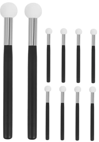FOMIYES 10pcs Makeup Sponge Brush Concealer Brush for Foundation Concealer Small Sponge Makeup Applicator for Women Girls