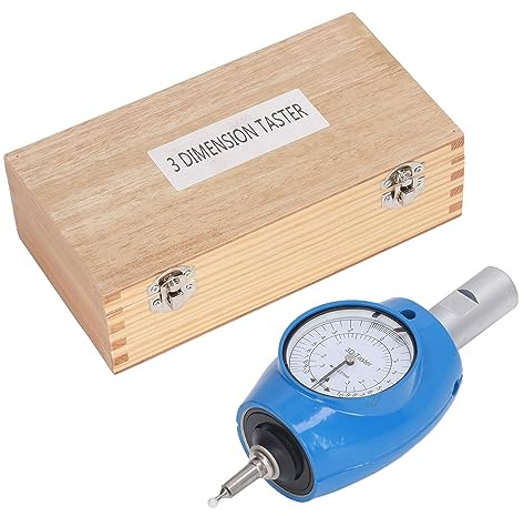 3D Finder Aluminum Alloy CNC 3D Probe Locator for Milling Machine Wooden Box Convenient Storage