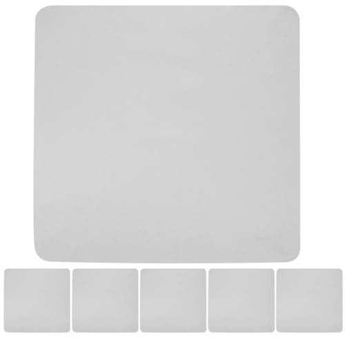Artibetter Lot de 6 Chiffons de Nettoyage en Microfibre pour Lunettes Objectifs et Écrans Grosse Taille Gris Lingettes Polyvalentes sans Traces pour Bijoux et Vitres Nettoyage Délicat