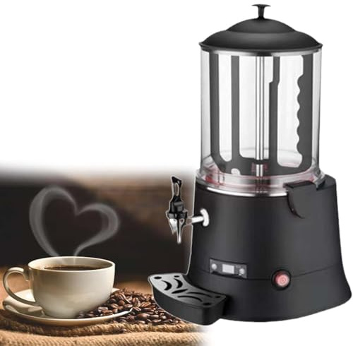 CUTANGELAR Distributeur De Boissons Chaudes De 600 W, Grande Capacité. Idéal Pour Préparer Et Servir Du Chocolat, Du Café Et Des Boissons Lactées, Il Répond Aux Exigences De La Restauration.(5L)