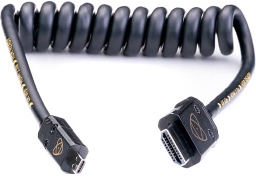 Atomos ATOM4K60C1 HDMI Kabel Micro 30 cm, Cast Connector (60 cm Extended) schwarz