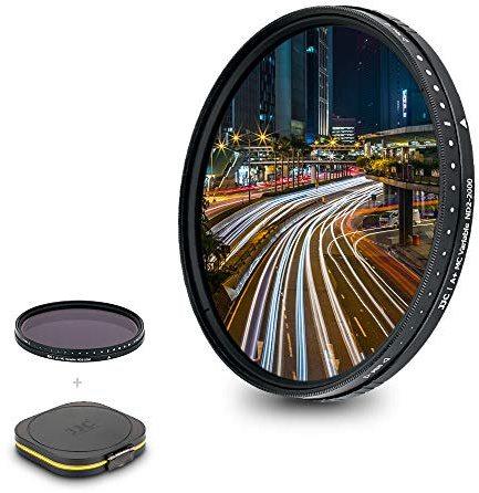 JJC Filtre ND Variable 67 mm ND2-ND2000 1-11 Stop Densité Neutre Fader pour Canon EF-S 18-135 mm F3.5-5.6 RF 24-105 mm F4-7.1 EF-S 10-18 mm F4.5-5.6 Objectif et Autres Objectifs à Filetage 67mm
