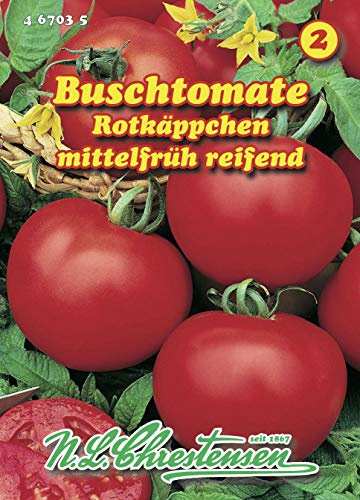Buschtomate, Rotkäppchen mittelfrüh N.L.Chrestensen Samen 467035-B