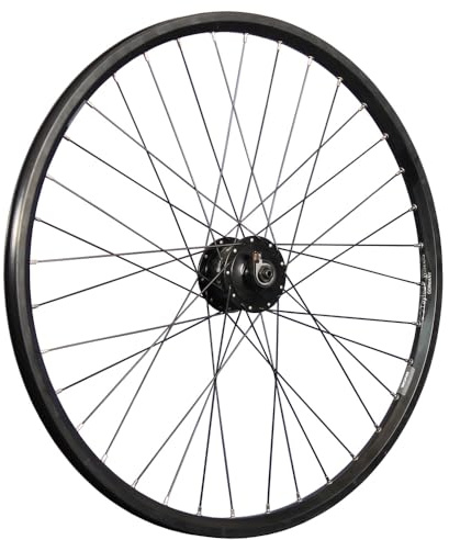 26 Zoll Vorderrad Ryde Zac2000 geöst Shimano 6 Loch Disc Nabendynamo schwarz QR