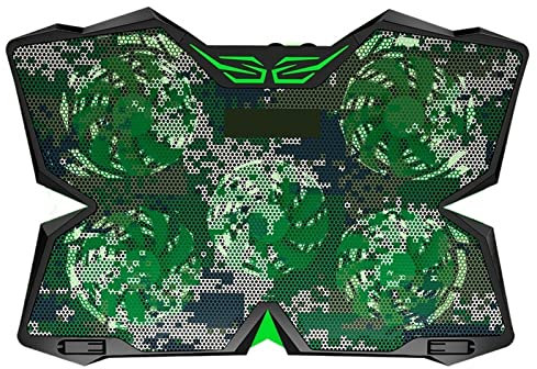 XTYPE Laptop Cooling Pad, Ultra Quiet Laptop Cooler Stand with Fans Port Gaming Cooling Pad