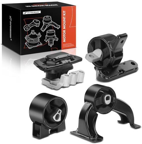 A-Premium 4PCS Engine Motor Mount Transmission Mount Set [Automatic Transmission] Compatible with Chrysler 200 2011-2014, Sebring 2007-2010 & Dodge Avenger 2008-2012, Replace# 5085498AB, 5110501AC