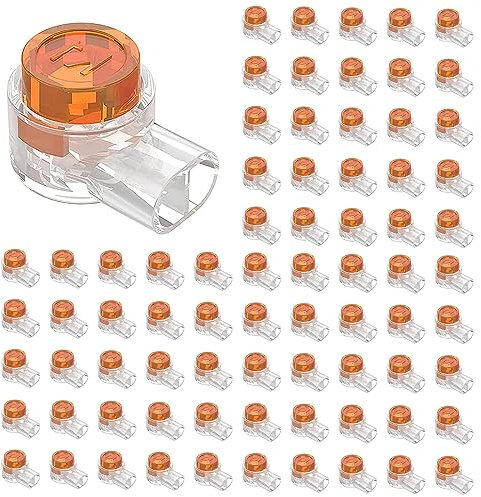 Telefonkabel Verbinder Kabel 120 Stück Klemmen Verbinder K1 Kabel Verbinder UY Stecker Kabelverbinder K1 Anschluss für Telefonkabel Netzwerkkabel