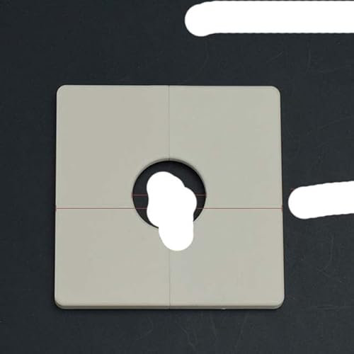 KEOJI 86mm Type Wall Wire Hole Cover Reserved Drill Hole Panel Decor Cabinet Office Desk Hole Cap Dust Pipe Plug Hardware-Junction Box