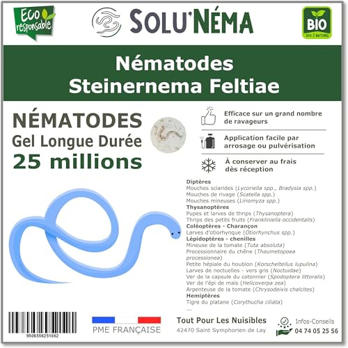 SOLUNEMA - Nématodes Steinernema Feltiae - 25 Millions