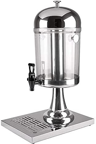Dispensador de torre de cerveza Dispensador de cerveza con enfriador Dispensador de cerveza de Dispensador de bebidas de jugo frío y caliente de 8 litros con cubierta de metal Bar Club Party Accesorio
