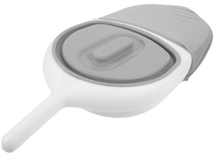 COLLBATH Pflege Bettpfanne Mit Deckel Kunststoff Urinal Tragbares Töpfchen Für Ältere Patienten Und Bettruhe Damen Herren Stabil Leicht Zu Reinigen Ergonomisch Komfortabel