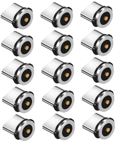 OSALADI 30stücke Teiliges USB-c Magnetadapter Mit Drehung Für Schnelles Laden Und Datenübertragung Magnetische Ladeanschlüsse Für Kompatible Geräte