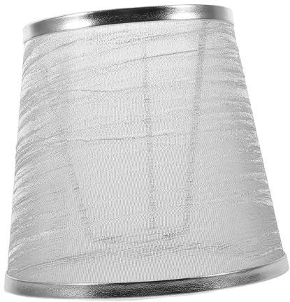 KITANDOVE Small Lamp Shades for Bulb Grey Light Cover Clip Ceiling Lampshade Lampshade for Living Room Easy Swap