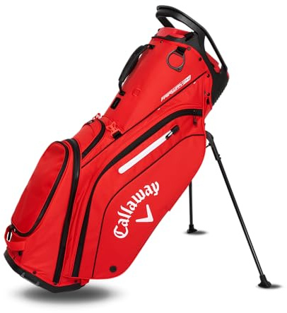 Callaway Golf Fairway 14 - Bolsa de Soporte 2025, Rojo/Negro/Blanco