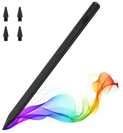 Moko Stift Für iPad (A16) | Stylus Stift Für Apple iPad 2018-2026 11/10/9/8/7/6/A16,Mini 7-5,Air M4-M2 11/13/5/4/3,Pro 13/12.9/11,Neigung