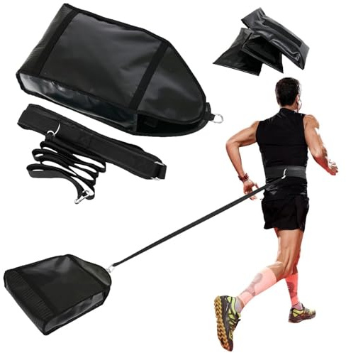 Equipo de Gimnasio de Empuje de Trineo – Trineo de Ejercicio de Acero Inoxidable, Entrenador de Saco de, Constructor de Fuerza de Resistencia | Entrenador de trineos para Correr con 3 Bolsas de