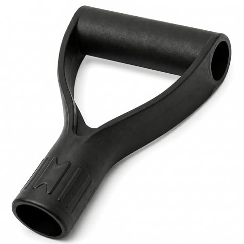 HAAY TOOLS Heavy Duty Plastic Replacement Handle for Spade, Shovel, Garden Fork & Axe – Durable Universal Garden Tool Handle, Strong Grip, Easy Fit (Black)